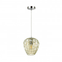 Подвесной светильник Maka Odeon Light 1*60W Е27 коньячный 4715/1