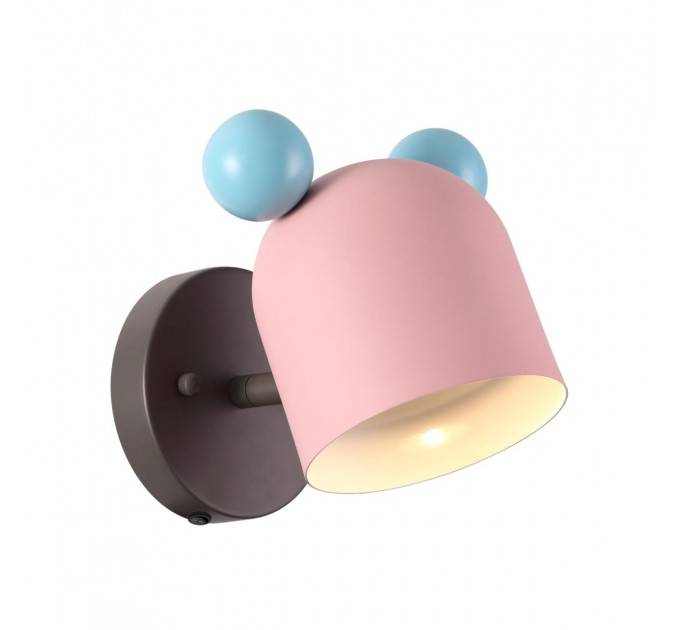 Настенное бра Mickey Kids Odeon Light 1*5W GU10 розовый/голубой 4731/1W