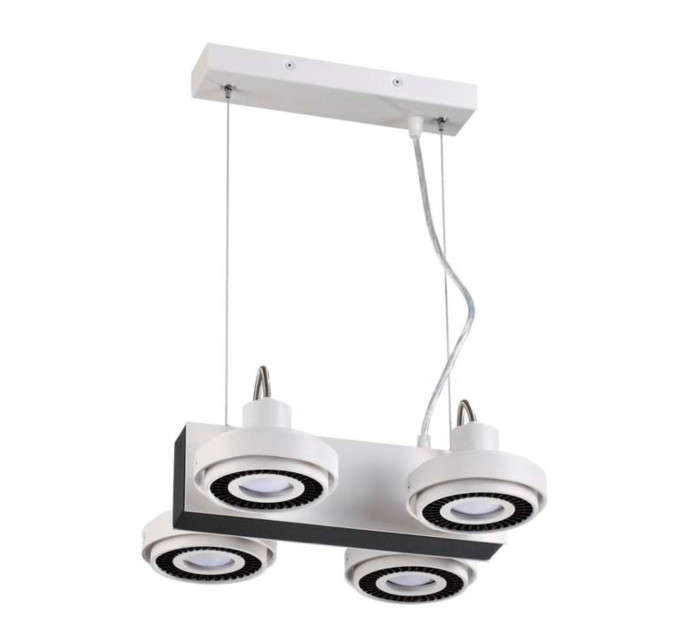 Подвесной светильник Satelium Odeon Light 4*50W GU10 белый/черный 3490/4