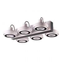 Потолочный светильник Satelium Odeon Light 6*50W GU10 белый/черный 3490/6C