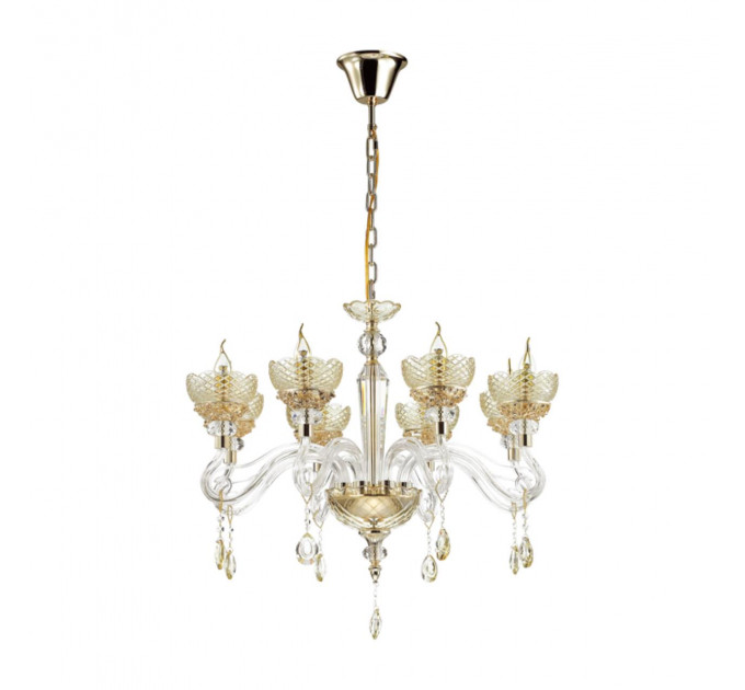 Подвесная люстра Dorata Odeon Light 8*40W Е14 шампань 3999/8