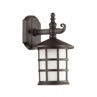 Настенный уличный светильник House Odeon Light IP44 черный металл 4042/1W
