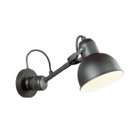 Настенное бра Arta Odeon Light 1*40W Е14 черный 4125/1W