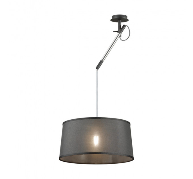 Подвесной светильник Loka Odeon Light 1*15W Е27 хром/черный 4159/1