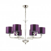 Подвесная люстра Vosta Odeon Light 6*40W E14 фиолетовый 4726/6