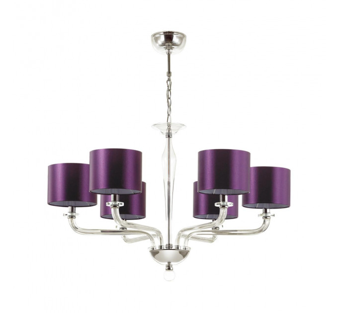 Подвесная люстра Vosta Odeon Light 6*40W E14 фиолетовый 4726/6
