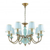 Подвесная люстра Marea Odeon Light 8*40W Е14 бирюза 3948/8
