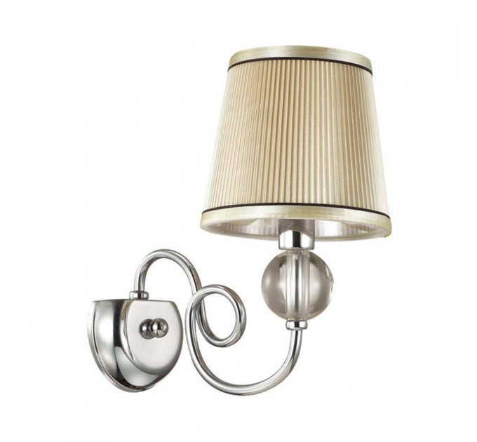 Настенное бра Molinari Odeon Light 1*40W Е14 хром/беж 3945/1W