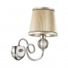 Настенное бра Molinari Odeon Light 1*40W Е14 хром/беж 3945/1W