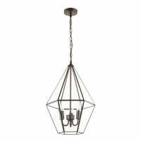 Подвесной светильник Fabio Odeon Light 3*40W E14 кофе 4055/3