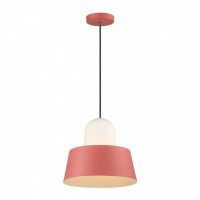 Подвесной светильник Alur Odeon Light 1*60W Е27 красный 4140/1