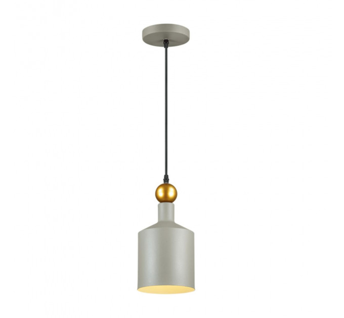 Подвесной светильник Bolli Odeon Light 1*40W Е27 серый/золото 4086/1