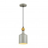 Подвесной светильник Bolli Odeon Light 1*40W Е27 серый/золото 4086/1
