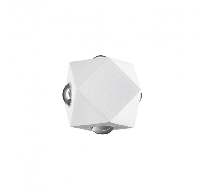 Настенный уличный светильник Diamanta Odeon Light LED 8W белый 4219/8WL