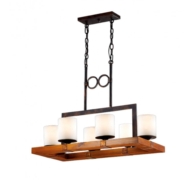 Подвесная люстра Fabo Odeon Light 6*60W Е27 медный 2767/6