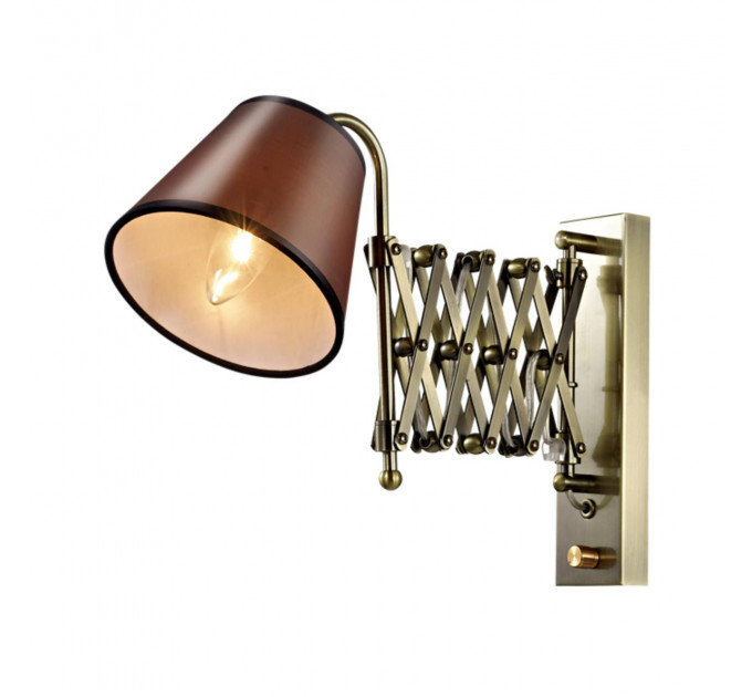 Настенный светильник Lark Odeon Light 1*40W E14 бронза 2876/1W