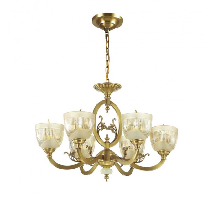 Подвесная люстра Piemont Odeon Light 6*40W Е14 бронза 3998/6