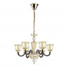 Подвесная люстра Giovanni Odeon Light 6*40W Е14 шампань 4000/6