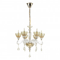 Подвесная люстра Dorata Odeon Light 6*40W Е14 шампань 3999/6