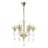 Подвесная люстра Dorata Odeon Light 6*40W Е14 шампань 3999/6