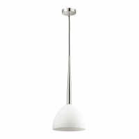 Подвесной светильник Paolo Odeon Light 1*60W Е27 хром/белый 4011/1