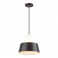 Подвесной светильник Alur Odeon Light 1*60W Е27 черный 4141/1
