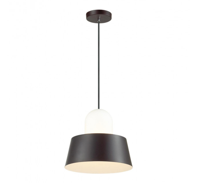 Подвесной светильник Alur Odeon Light 1*60W Е27 черный 4141/1