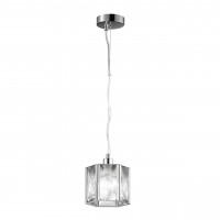 Подвесной светильник Brittani Odeon Light 1*40W E14 хром/хрусталь 4119/1