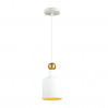 Подвесной светильник Bolli Odeon Light 1*40W Е27 белый/золото 4087/1