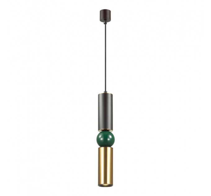 Подвесной светильник Sakra Odeon Light 1*5W GU10 черный/золото 4072/5L