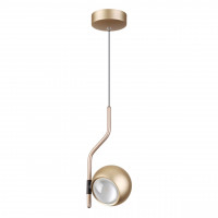 Подвесной светильник Elon Odeon Light LED 5W+3.5W золотистый 3915/9L