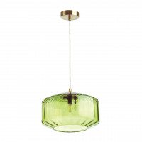 Подвесной светильник Binga Odeon Light 1*60W Е27 зеленый 4783/1