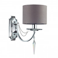Настенное бра Ofelia Odeon Light 1*40W Е14 хром/серый 3210/1W