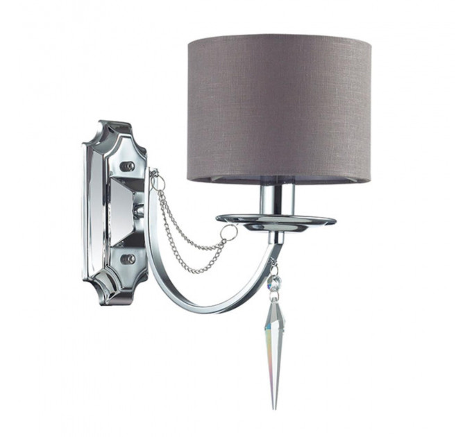 Настенное бра Ofelia Odeon Light 1*40W Е14 хром/серый 3210/1W