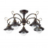 Потолочная люстра Sandrina Odeon Light 5*60W Е27 кофе 3249/5C