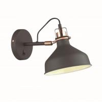 Настенное бра Lurdi Odeon Light 1*40W Е27 черный 3329/1W
