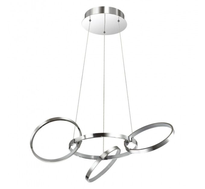Подвесная люстра Olimpo Odeon Light LED 36W хром 4016/36L