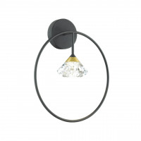 Настенный светильник Arco Odeon Light 1*5W G9 черный 4100/1W