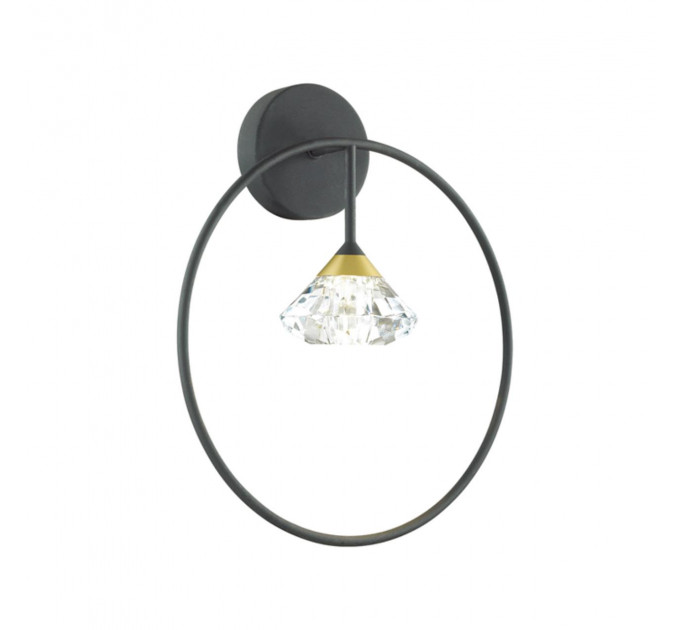 Настенный светильник Arco Odeon Light 1*5W G9 черный 4100/1W