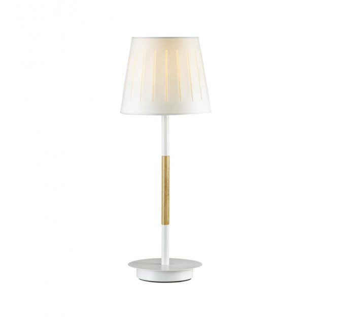 Настольная лампа Nicola Odeon Light 1*40W Е27 белый 4111/1T