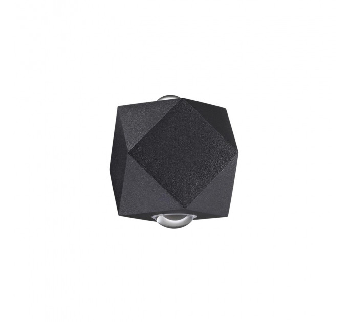 Настенный уличный светильник Diamanta Odeon Light LED 4W черный 4218/4WL