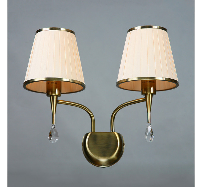 Настенное бра Brizzi MA01625W/002 Bronze Cream