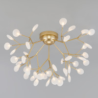 Потолочная люстра Foglia Bogates 45*3W G4 перламутровое золото 543