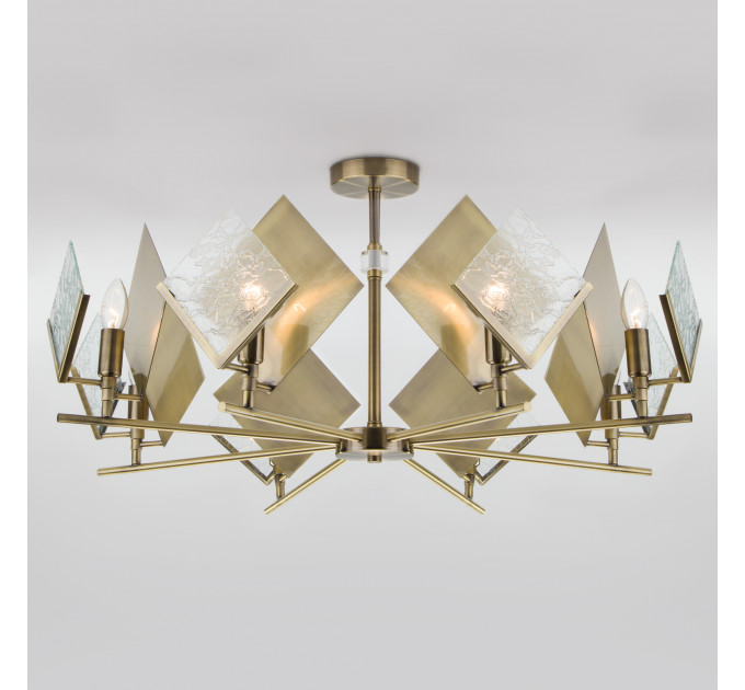 Потолочная люстра Rombo Eurosvet 8*60W Е14 бронза 60110/8