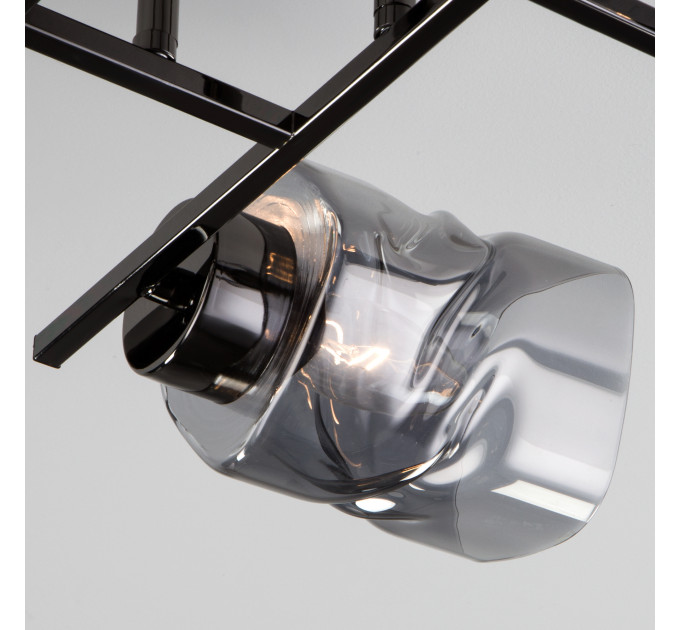 Потолочная люстра Hilari Eurosvet 8*40W Е27 дымчатый 30165/8