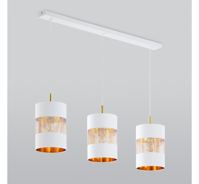 Подвесной светильник Bogart TK Lighting 3*60W Е27 белый 3209