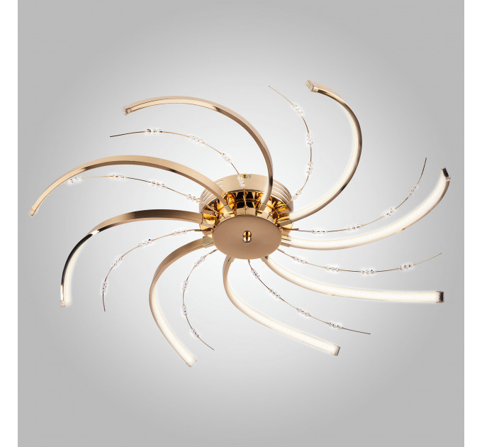 Потолочная LED-люстра Twist Eurosvet 90054/8 золото