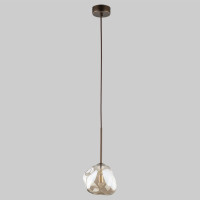 Подвесной светильник со стеклянным плафоном 11025 Lava Brown