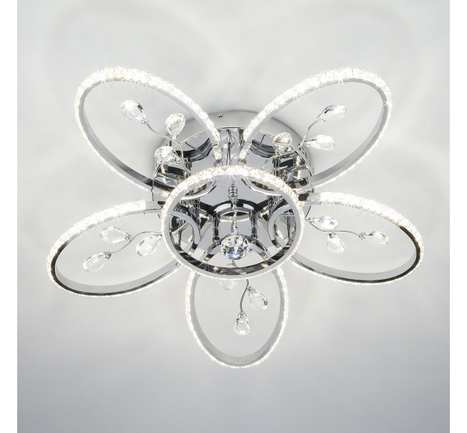 Потолочная LED-люстра Soul Eurosvet 45W 90097/6 хром