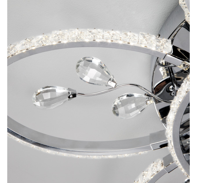 Потолочная LED-люстра Soul Eurosvet 45W 90097/6 хром